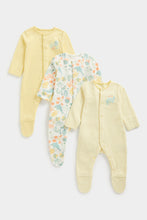 Load image into Gallery viewer, Mothercare Ocean Sleepsuits - 3 Pack
