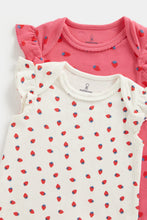 Load image into Gallery viewer, Mothercare Strawberry Rompers - 2 Pack
