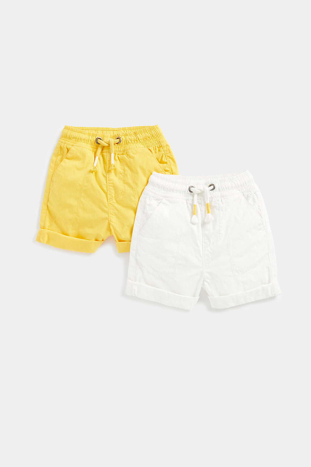 Mothercare Poplin Shorts - 2 Pack