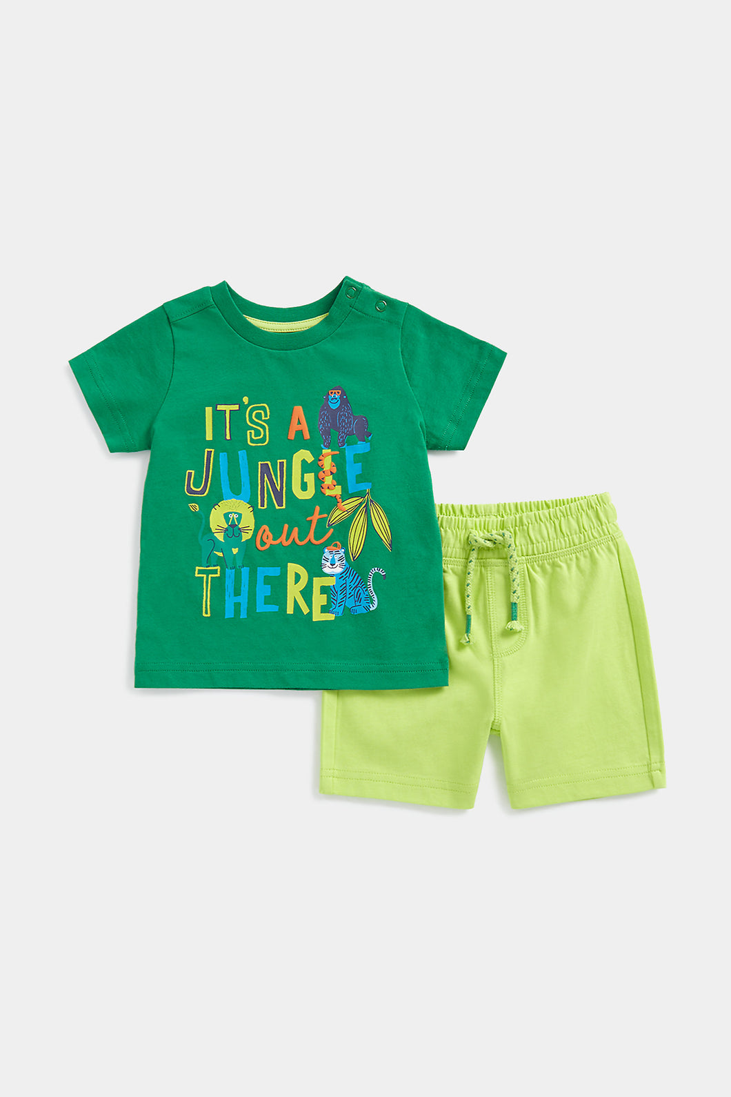 Mothercare Jungle T-Shirt and Shorts Set