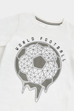 Load image into Gallery viewer, Mothercare Football T-Shirt and Shorts Set
