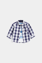 Load image into Gallery viewer, Mothercare Checked Shirt and T-Shirt Set
