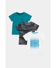 Load image into Gallery viewer, Mothercare Brave T-Shirts - 3 Pack
