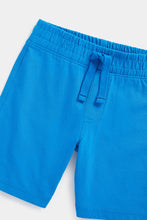 Load image into Gallery viewer, Mothercare Blue Shorts and White T-Shirt Set
