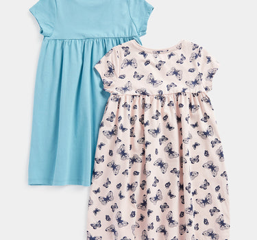 Mothercare Jersey Dresses - 2 Pack