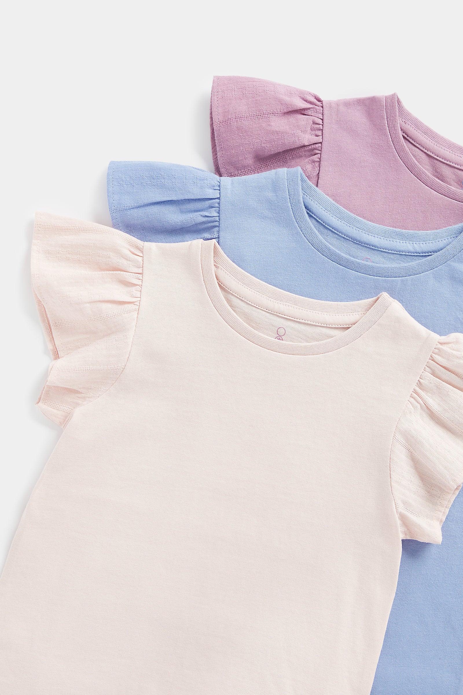 Mothercare Pink and Blue T-Shirts - 3 Pack