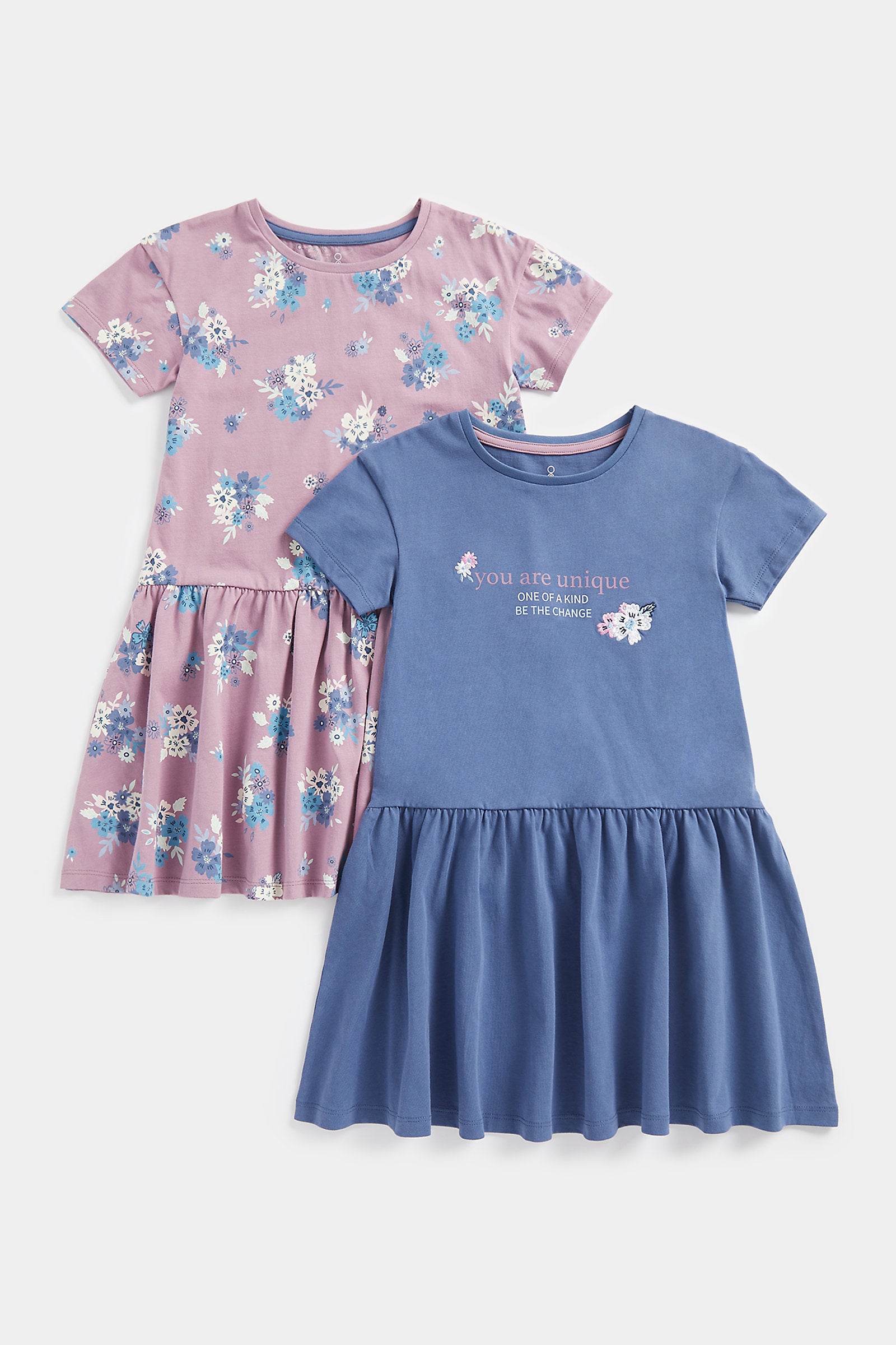 Mothercare Jersey Dresses - 2 Pack