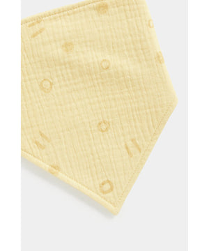 Mothercare Muslin Dribbler Bibs - 3 Pack