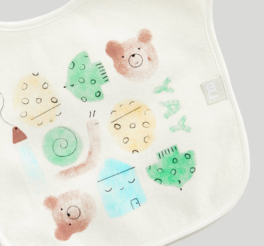 Mothercare Bear Toddler Bibs Pk3