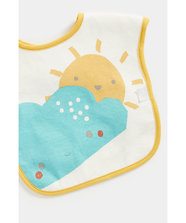 Mothercare Sunny Fun Toddler Bib - 3 Pack