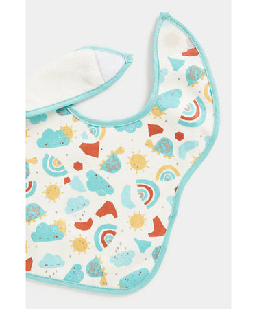 Mothercare Sunny Fun Toddler Bib - 3 Pack
