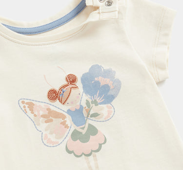Mothercare Cream Fairy T-Shirt