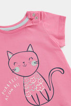 Load image into Gallery viewer, Mothercare Pink Cat T-Shirt
