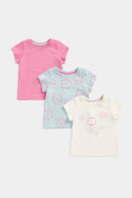 Load image into Gallery viewer, Mothercare Flower T-Shirts - 3 Pack
