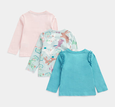 Mothercare Nature Long-Sleeved T-Shirts - 3 Pack
