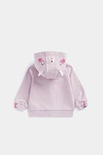 Load image into Gallery viewer, Mothercare Pink Cat Zip-Up Hoody
