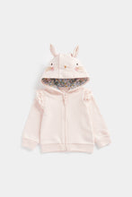 Load image into Gallery viewer, Mothercare Pink Bunny Hoody
