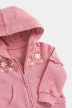 Load image into Gallery viewer, Mothercare Pink Embroidered Hoody
