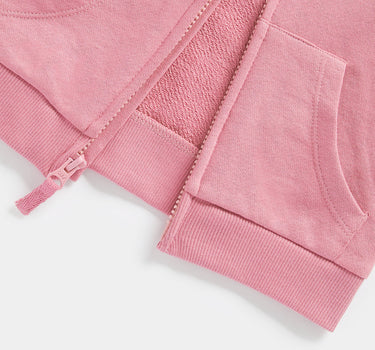 Mothercare Pink Embroidered Hoody