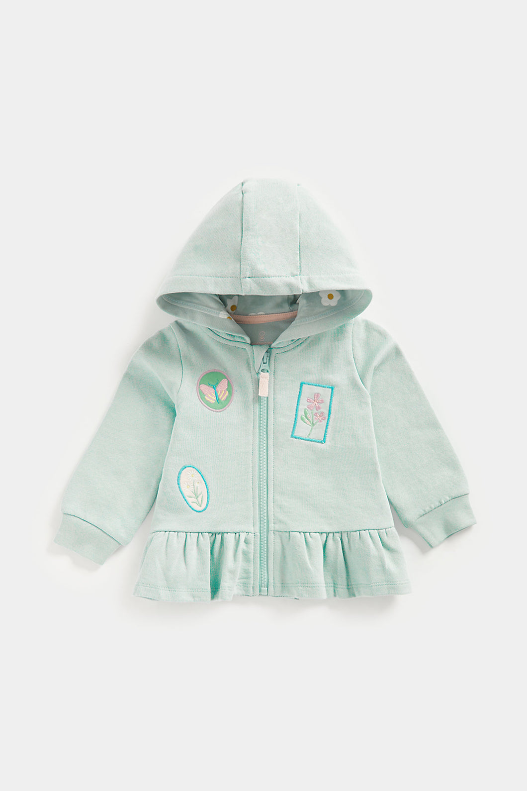 Mothercare Badged Peplum Hoody