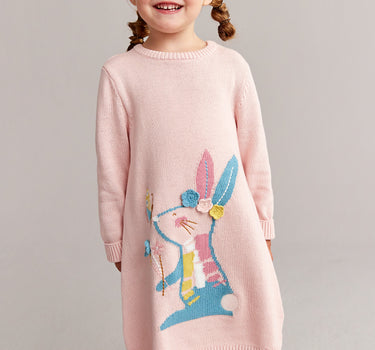 Mothercare Rabbit Knitted Dress and Tights Set