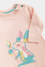 Load image into Gallery viewer, Mothercare Rabbit Knitted Dress and Tights Set
