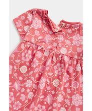 Load image into Gallery viewer, Mothercare Orange Floral Jersey Dress
