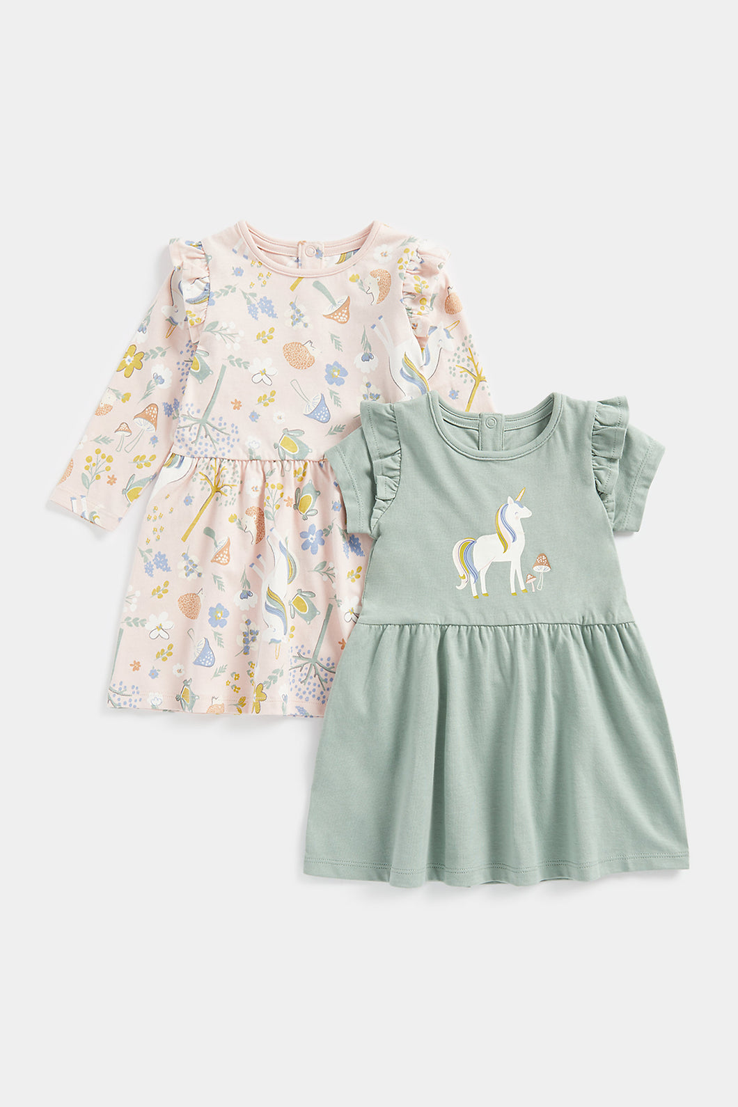 Mothercare Enchanted Jersey Dresses - 2 Pack