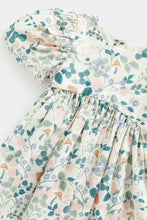 Load image into Gallery viewer, Mothercare Floral Puff-Sleeved Dress
