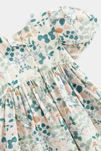 Load image into Gallery viewer, Mothercare Floral Puff-Sleeved Dress

