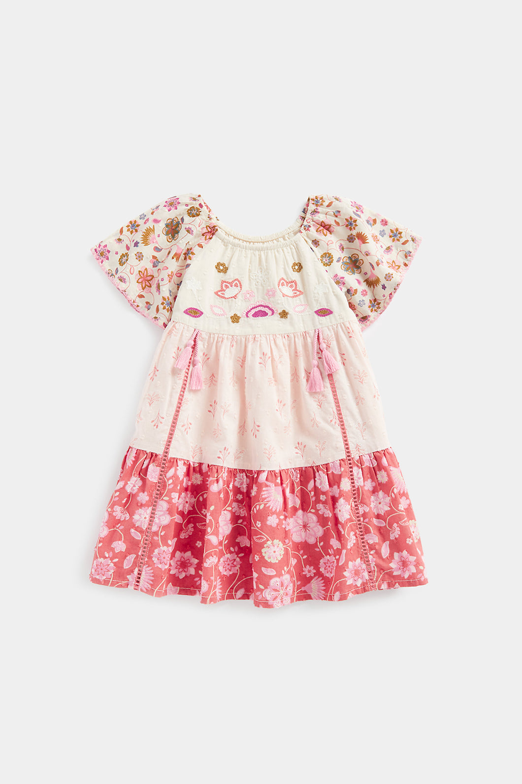 Mothercare Floral Tiered Dress
