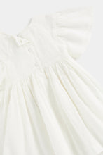 Load image into Gallery viewer, Mothercare White Embroidered Dress
