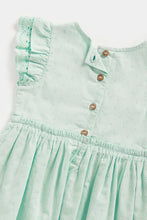 Load image into Gallery viewer, Mothercare Blue Cotton Dobby Dress
