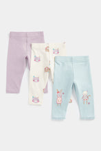 Load image into Gallery viewer, Mothercare Cat and Bunny Leggings - 3 Pack
