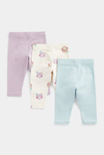 Load image into Gallery viewer, Mothercare Cat and Bunny Leggings - 3 Pack
