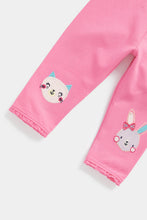 Load image into Gallery viewer, Mothercare Pink Cat Leggings
