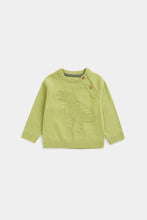 Load image into Gallery viewer, Mothercare Green Dinosaur Knitted Jumper
