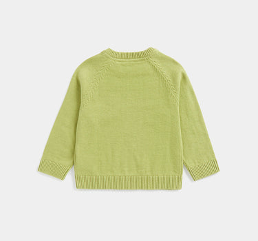 Mothercare Green Dinosaur Knitted Jumper