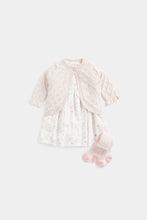 Load image into Gallery viewer, Mothercare My First Dress, Cardigan And Tights Set
