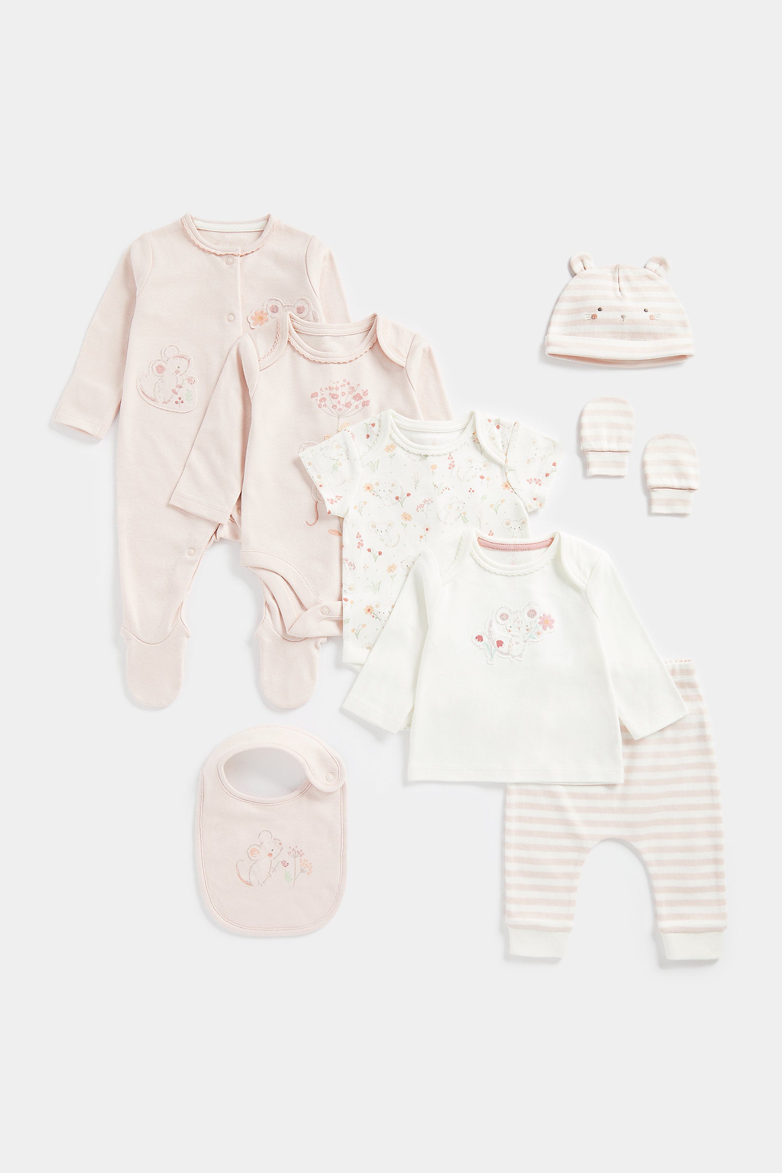 Mothercare My First Pink Mouse 8-Piece Set