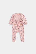Load image into Gallery viewer, Mothercare Pink Smocked All-in-One
