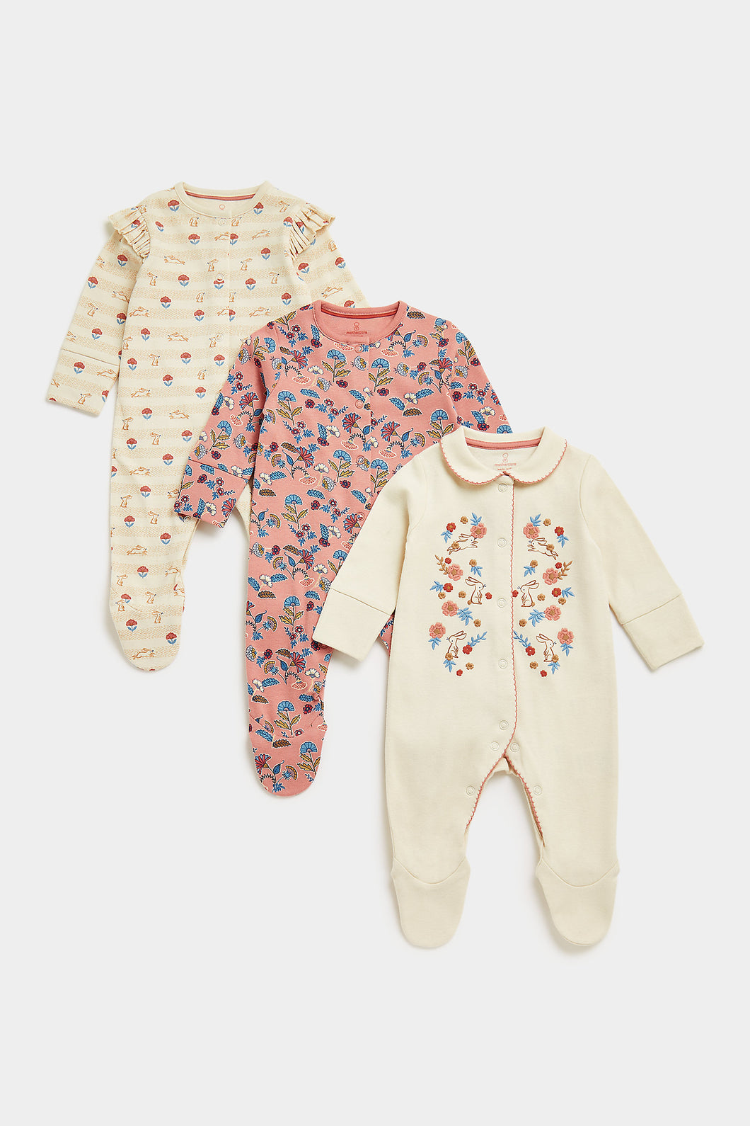 Mothercare Sleepsuit - 3 Pack