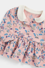 Load image into Gallery viewer, Mothercare Pink Floral Top and Leggings Set
