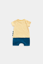 Load image into Gallery viewer, Mothercare Dino Mock T-Shirt and Shorts Romper
