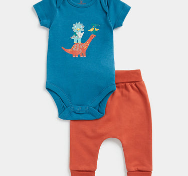 Mothercare Dinosaur Bodysuit and Jogger Set