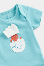 Load image into Gallery viewer, Mothercare Dinosaur Short-Sleeved Baby Bodysuit
