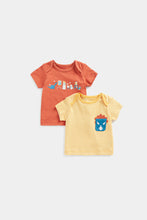 Load image into Gallery viewer, Mothercare Dinosaur Short-Sleeve T-Shirts - 2 Pack
