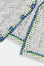 Load image into Gallery viewer, Mothercare Grey Cable-Knit Cardigan
