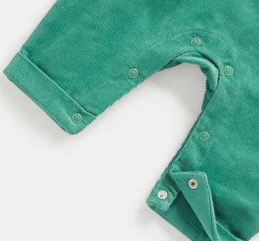 Mothercare Green Frog Cord Dungaree Set