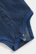 Load image into Gallery viewer, Mothercare Denim Shirt Bodysuit
